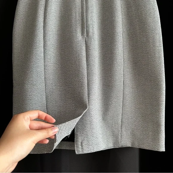 NWOT H&M Cap Sleeve Herringbone Pencil Dress - Picture 4 of 8